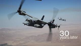 THREE DECADES  BellBoeing V22 Osprey Anniversary [upl. by Mariano]