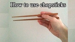 How to use chopsticks  Short and easy tutorial [upl. by Inus]