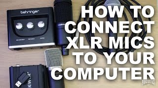 How To Connect an XLR Mic to Computer for Beginners [upl. by Ylecara892]