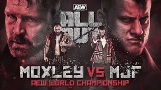 Jon Moxley vs MJF Match Trailer AEW All Out [upl. by Duester277]