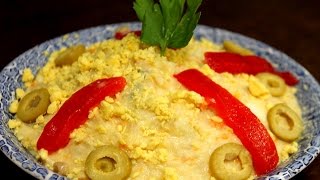 ENSALADILLA RUSA receta fácil incluye preparación de la mayonesa [upl. by Hastie]