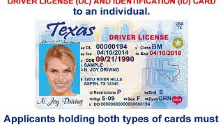 Texas Driver License Office  DL or ID Card [upl. by Enirbas]