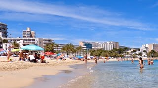 4K⛱Magaluf Beach Mallorca Majorca Spain 🗓2021 May 15 [upl. by Ree172]