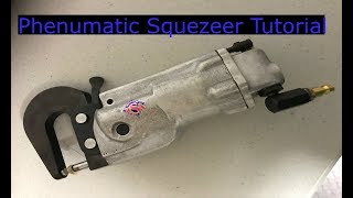 Pneumatic Rivet Squeezer Preparation [upl. by Rob]