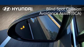 Blind Spot CollisionAvoidance Assist  Hyundai [upl. by Ajed]