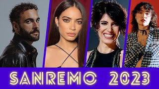 TUTTE LE CANZONI DI SANREMO 2023 [upl. by Brebner296]