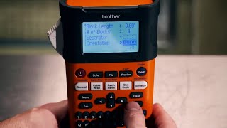 Brother PTE300 Handheld Industrial Labeler [upl. by Newkirk961]