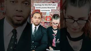 MJF Pipe Bomb Promo  Reaction Comment Apology  AEW Dynamite 6322 [upl. by Ihsorih796]