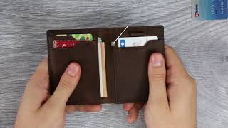 5S Wallet Review  RFID Blocking front pocket minimalist mens travel wallet Funded on Kickstarter [upl. by Stranger]