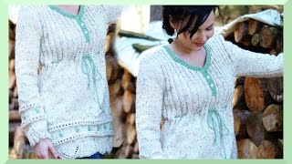 PULLOVER STRICKEN ANLEITUNG einfach für Anfänger [upl. by Lehcyar]