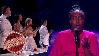 Judges RISE UP To The Voice Of An ANGEL Sarah Ikumu  Amazing Auditions [upl. by Celestine]