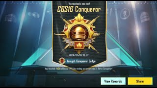 Finally reached conqueror 🔥 [upl. by Asikal]