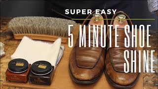 Super Easy 5 MINUTE Shoe Shine [upl. by Figge]