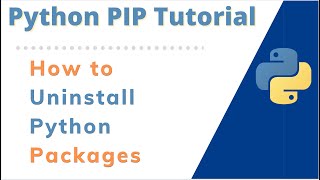 How to Uninstall Python Packages in Jupyter Notebook [upl. by Dleifxam]