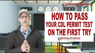 How to Get your CDL Permit  Pass the first time  Driving Academy [upl. by Nitnelav16]