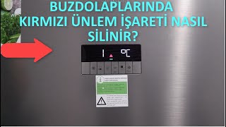 Arçelik ve Beko Buzdolabı Kırmızı Ünlem Hatasını Silme İşlemi [upl. by Nonnair]