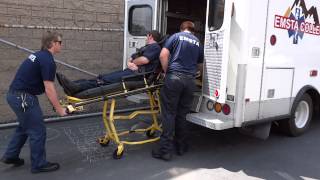 EMT Students  Ambulance Transport Skills Practice [upl. by Analra]