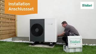 aroTHERM plus VWL Wärmepumpe Installation mit EnEVZubehör [upl. by Alliuqahs]