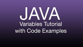 Java Class Variables Instance Variables Local Variables Parameters Tutorial [upl. by Airasor]