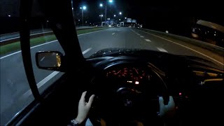 3 BMW E30 night POV drive  M30 M30B35 Swap [upl. by Klein440]