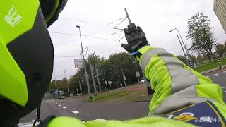 Orgaantransport uit Duitsland met Politiebegeleiding naar EMC Rotterdam [upl. by Nyrual]