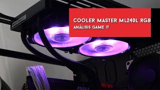 Cooler Master MasterLiquid ML240L RGB análisis en español [upl. by O'Donnell]