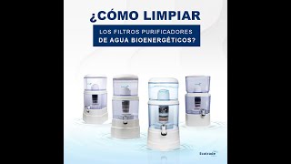 ¿Cómo limpiar los filtros purificadores de agua bioenergéticos Ecotrade Filters [upl. by Eberto]