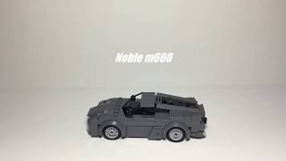 Lego Noble M600 Sports Car [upl. by Intihw]