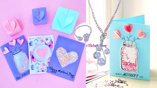 6 DIY AMAZING MOTHERS DAY GIFT IDEAS YOU WILL LOVE  GIFT CARDS HEART BOX and JEWELRY [upl. by Leibrag]