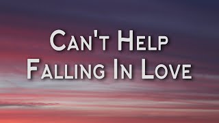 Cant Help Falling In Love  Haley Reinhart Lyrics [upl. by Molloy]