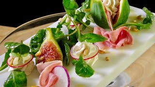 Goat Cheese Fig Salad – Bruno Albouze [upl. by Finkelstein]