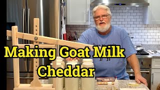 Making Goat Milk Cheddar Cheese [upl. by Towill]