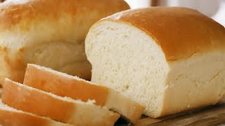 Homemade White Bread Recipe  Easy Bread Recipe For Beginners [upl. by Nerol]