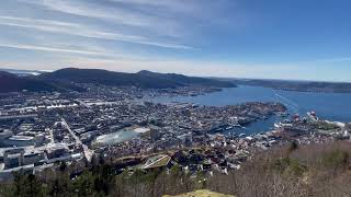 Floyen View Point amp Lake Skomakerdiket Bergen Norway [upl. by Marlow]