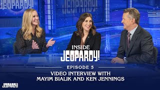 Mayim Bialik amp Ken Jennings Share All  Inside Jeopardy  JEOPARDY [upl. by Leagiba681]