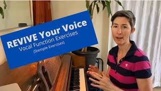 REVIVE your VOICE Vocal Function Exercises Stemple  Voice Rehab  Vocal Rehabilitation Exercises [upl. by Pappano605]