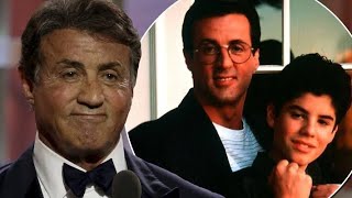 Extended Tearful Sylvester Stallone Wins FirstEver Golden Globe for CREED [upl. by Tupler257]