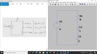 RLC circuit series resonance  LTSpice simulation [upl. by Aileek]