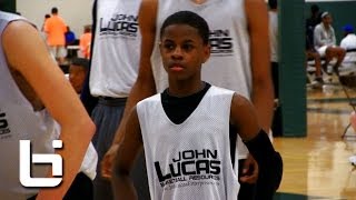 8th grader Chase Adams flashes Pure Point Guard skills at John Lucas Combine [upl. by Mathew]