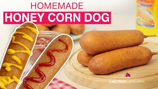 CORNDOG Honey Corn Dog Recipe Easy to Make  Homemade Cooking Recipe [upl. by Eema]