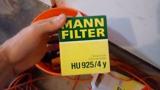 Oil filters MANN vs WIX [upl. by Nitsirc]