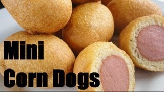 How to Make Mini Corn Dogs [upl. by Drofdeb153]