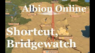 Albion Online  Caerleon to Bridgewatch fast almost safely [upl. by Enitsed]