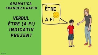 Conjugarea verbului a fi in franceza  ÊTRE  Gramatica franceza 2018 [upl. by Atiek664]