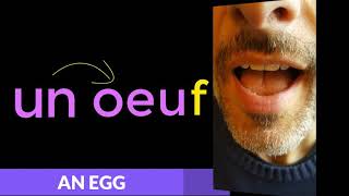 Comment prononcer OEUF OEUFS [upl. by Neyud]