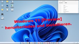 Windows 11  Herunterladen und Installieren Preview Gratis [upl. by Filahk]