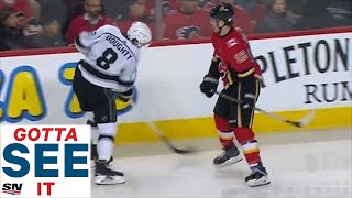 GOTTA SEE IT Drew Doughty Viciously Slashes Matthew Tkachuk Looking For Fight [upl. by Terence677]