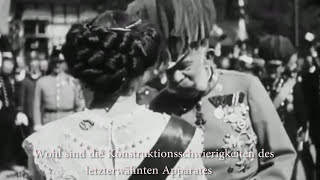 Tonaufnahme 1903  Kaiser Franz Joseph I ENG SUB [upl. by Manouch343]