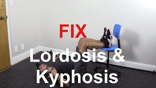 How to fix lordosis and kyphosis together [upl. by Estrellita]