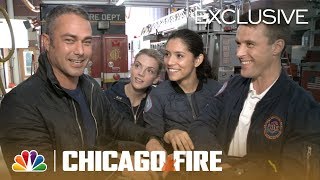 Fire Tweets Taylor Kinney and Jesse Spencer React  Chicago Fire Digital Exclusive [upl. by Eimilb]